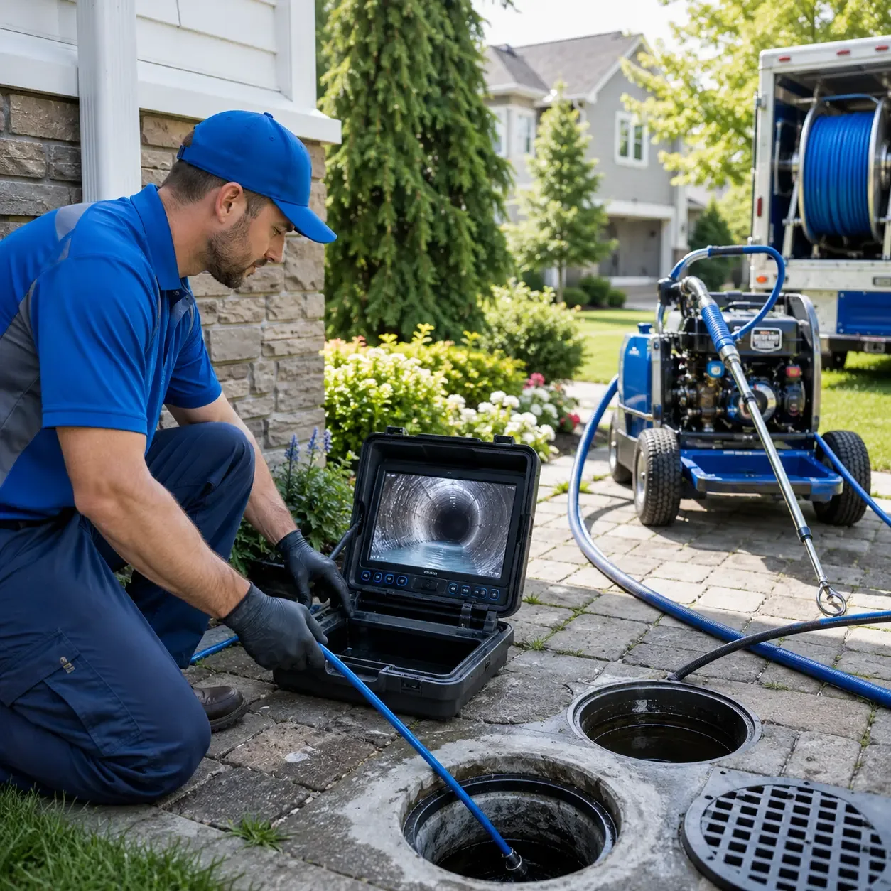 Outdoor drain cleaning professionals serving Ludell, KS