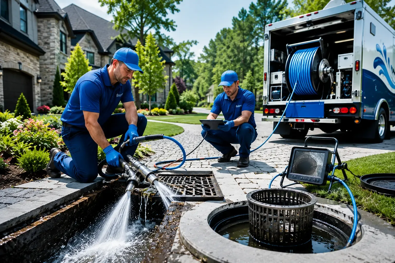 Local outdoor drain cleaning professionals in Ludell, KS